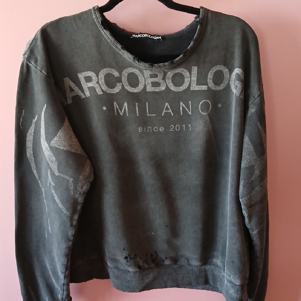 Distress Brown Sweater for Woman